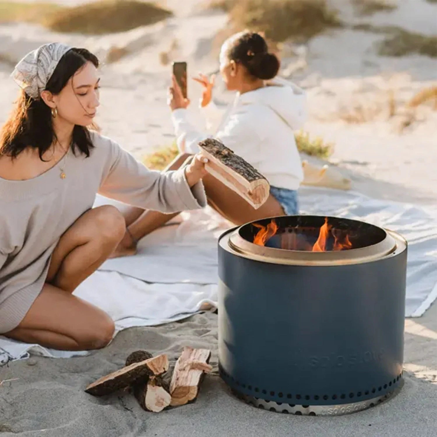 Bonfire + Stand 2.0 bezdymová ohnisková misa – voda