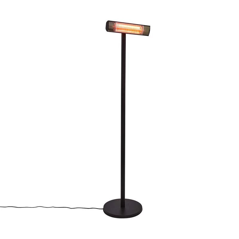 Voľne stojaci terasový ohrievač 1500 W, GT, čierny