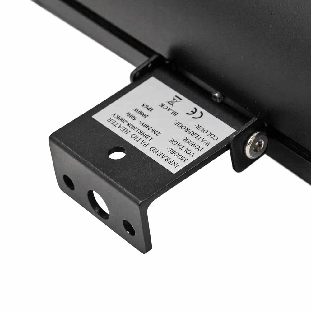 Vonkajší ohrievač Heat1 Eco High-line 1500W v čiernej farbe