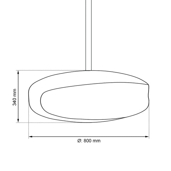 UFO-80 Mega New York - Ceiling-mounted fireplace