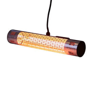 Nástenný ohrievač na terasu 1500 W, GT, čierny