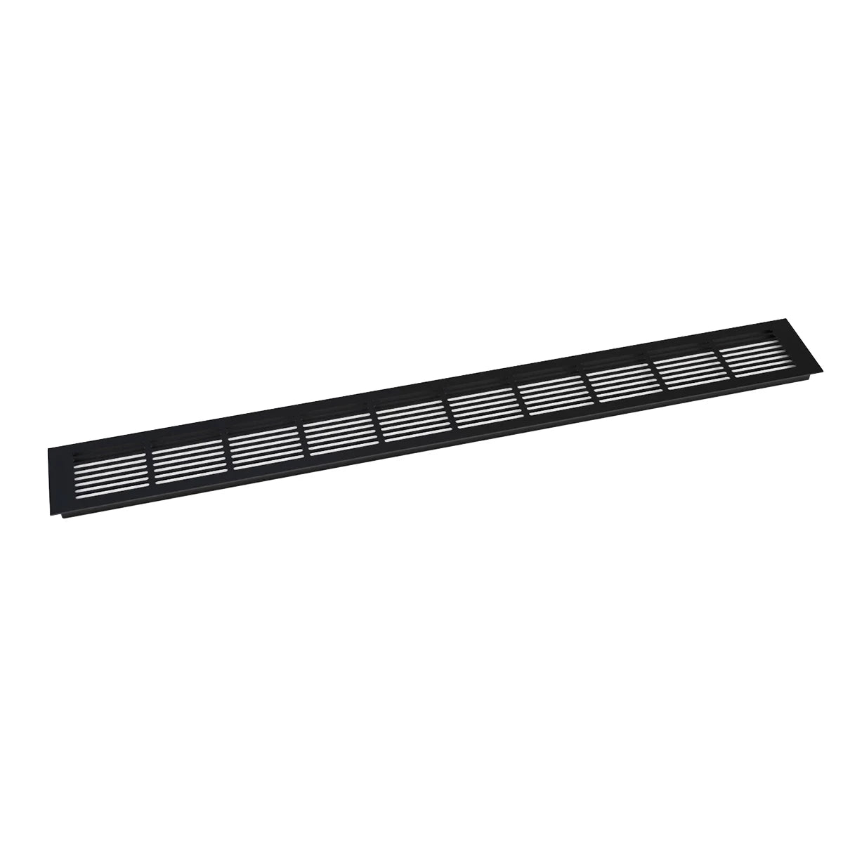 Čierna ventilačná mriežka – 100×11 cm – 420 cm²