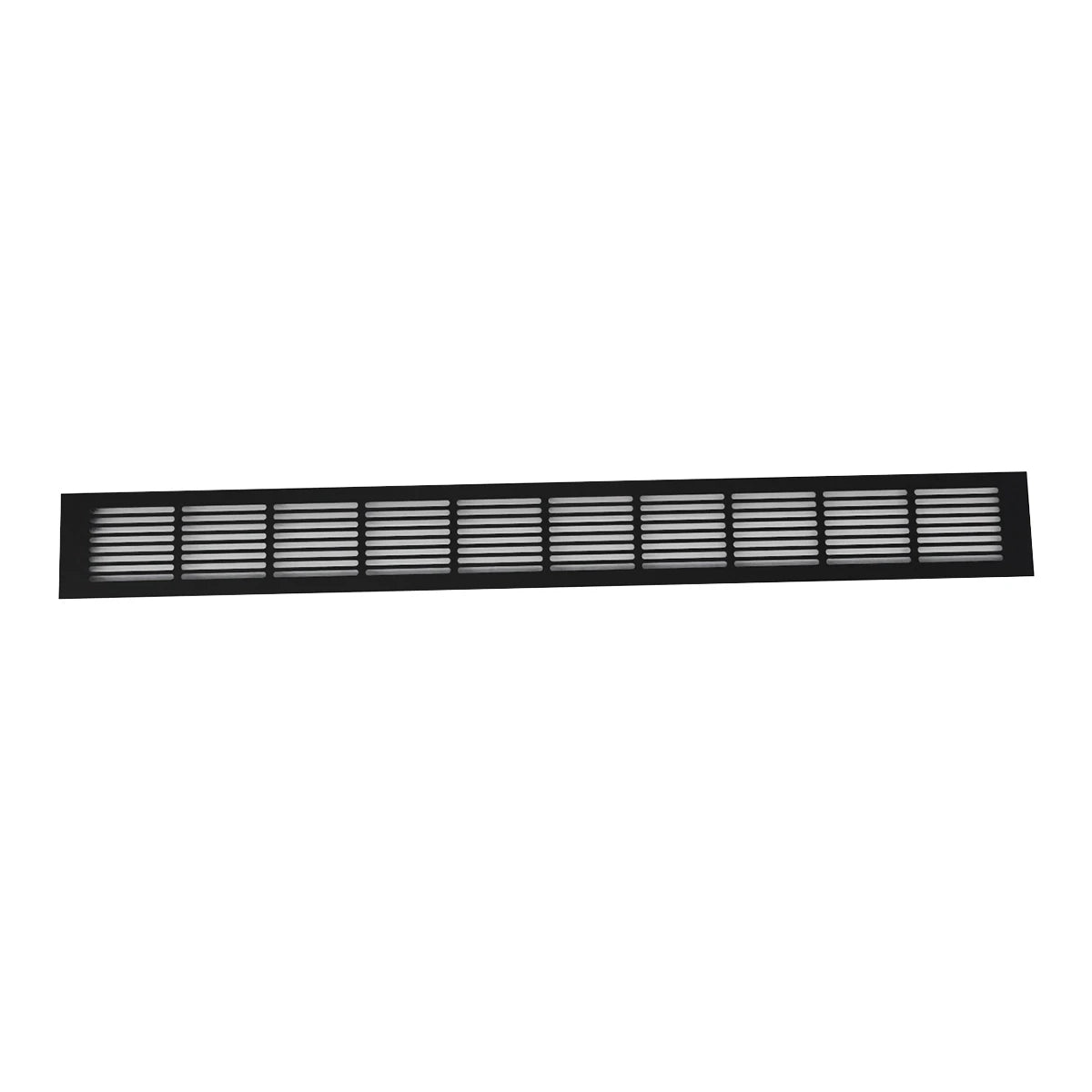 Čierna ventilačná mriežka – 100×11 cm – 420 cm²