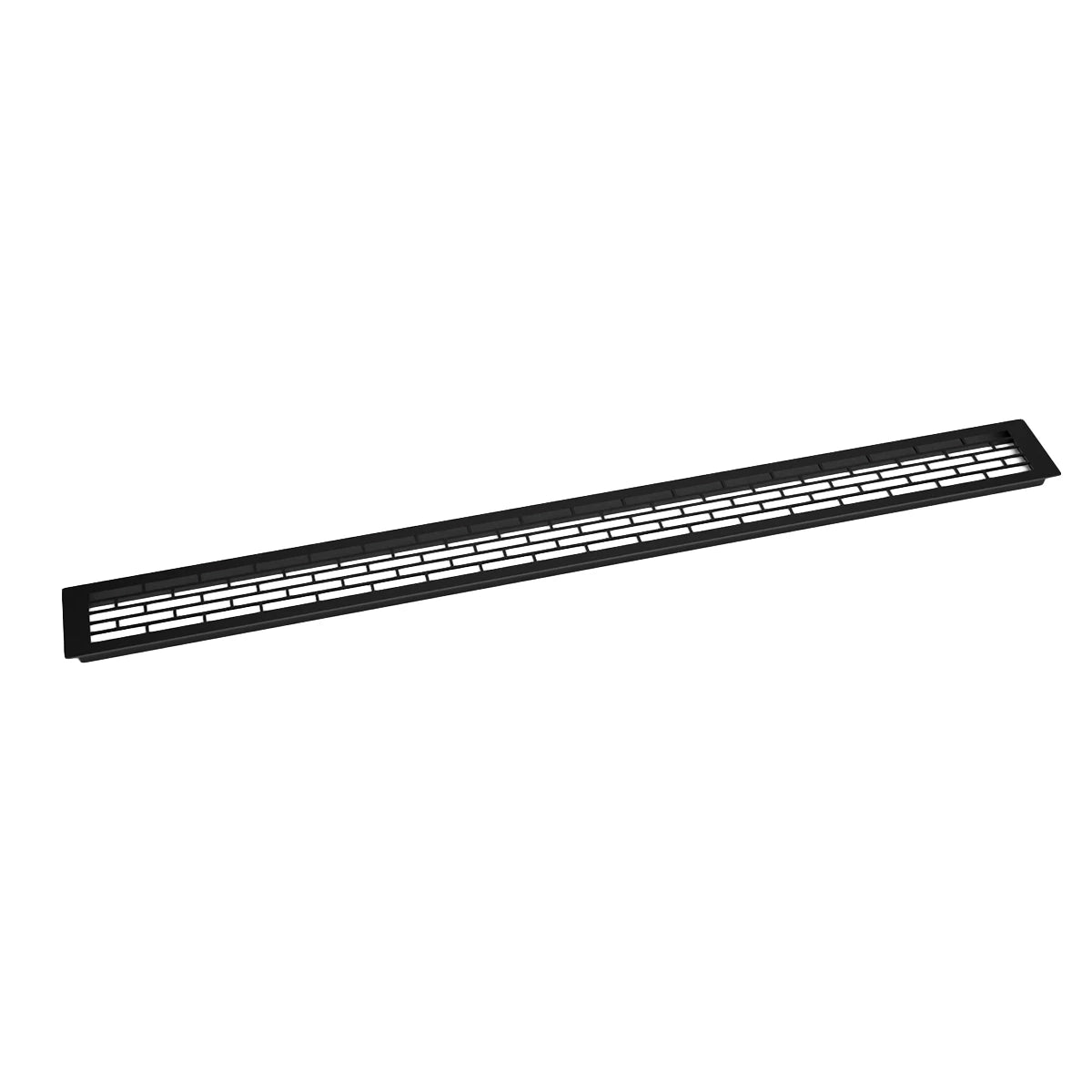 Ventilačná mriežka čierna – 100×9 cm – 450 cm²