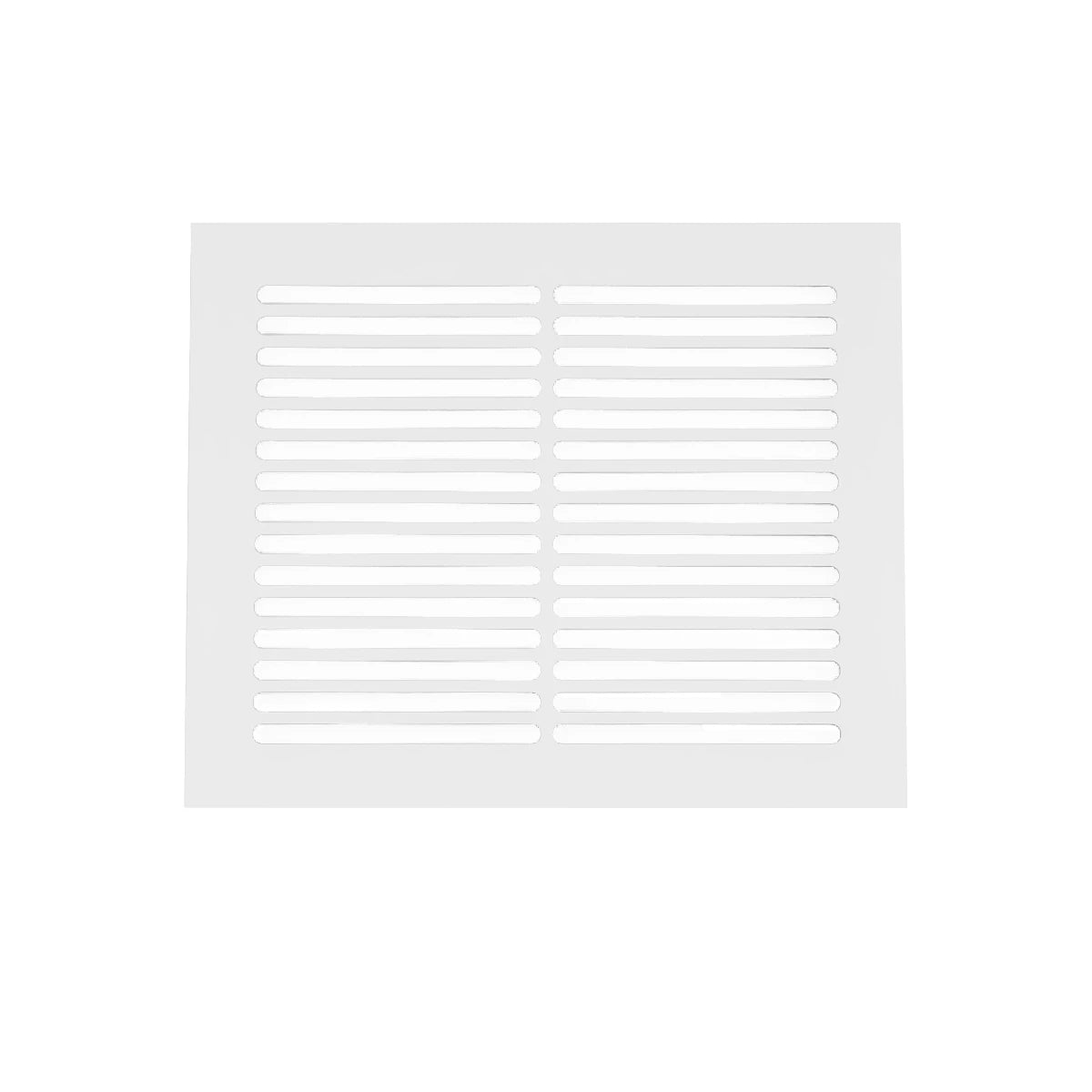Ventilačná mriežka biela – 25 × 20,5 cm – 210 cm²